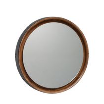 Wall-mounted mirror / contemporary / round...