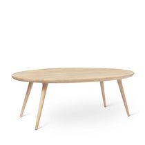 Contemporary coffee table / oak / oak base...