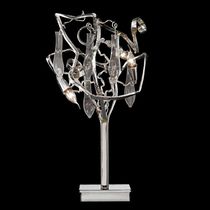 Table lamp / steel / original design / incandescent