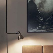 Pendant lamp / contemporary / steel / swing-arm