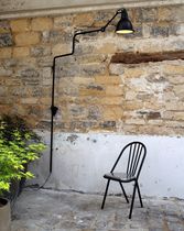 Floor-standing lamp / contemporary / stainless...
