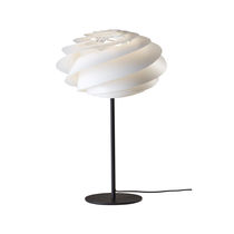 Table lamp / contemporary / metal / white