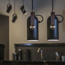 Pendant spotlight / LED / round / home