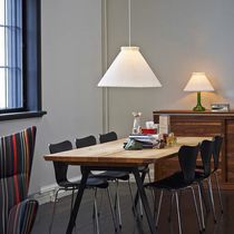 Pendant lamp / plastic / paper / contemporary