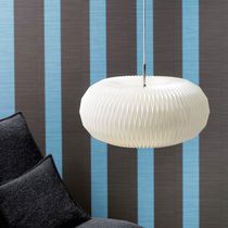 Pendant lamp / polished steel / plastic...