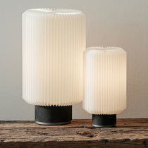 Table lamp / oak / contemporary / straight