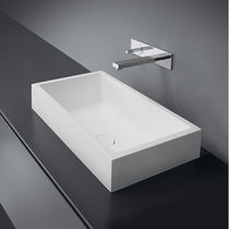 Free-standing washbasin / rectangular /...