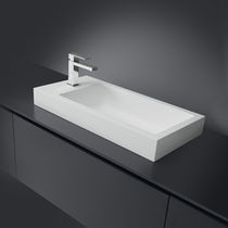 Free-standing washbasin / rectangular /...