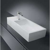 Free-standing washbasin / rectangular /...