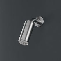 Wall-mounted shower head / round / rain
