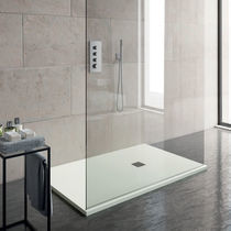 Rectangular shower base / floor level /...