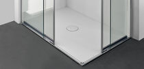 Rectangular shower base / floor level /...