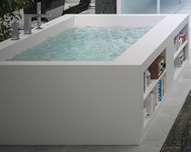 Free-standing bathtub / Corian®