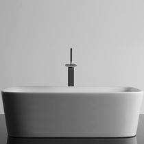Countertop washbasin / rectangular / ceramic...