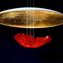 Pendant lamp / steel / Japanese paper /...