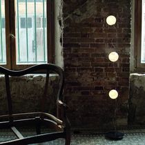 Floor-standing lamp / contemporary / brushed...