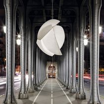 Contemporary chandelier / metal / Japanese...