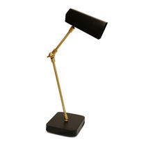 Table lamp / contemporary / brass / black