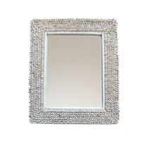 Wall-mounted mirror / traditional / rectangular