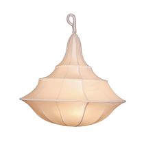 Pendant lamp / silk / contemporary / incandescent