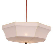 Pendant lamp / silk / velvet / Art Deco