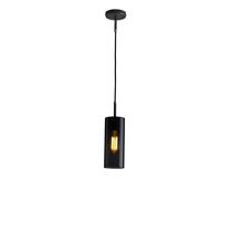 Pendant lamp / glass / contemporary / anthracite