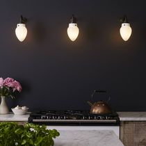 Traditional wall light / opalescent glass...