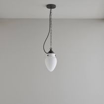 Pendant lamp / opalescent glass / traditional...