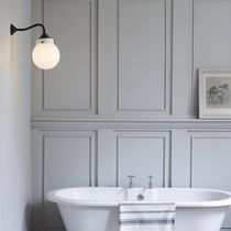 Traditional wall light / opalescent glass...