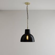 Pendant lamp / opalescent glass / traditional...