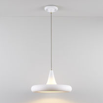 Pendant lamp / brass / ceramic / contemporary