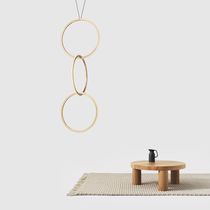 Pendant lamp / brass / contemporary / LED