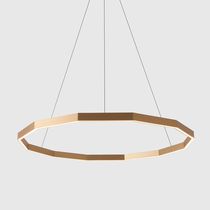 Pendant lamp / aluminum / contemporary /...