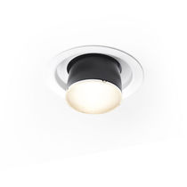 Recessed downlight / LED / round / aluminum