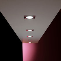 Recessed downlight / LED / halogen / round