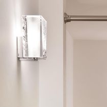 Contemporary wall light / metal / crystal...