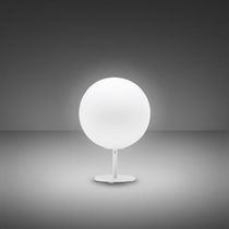 Table lamp / metal / glass / contemporary