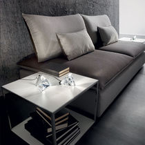Table lamp / aluminum / crystal / contemporary