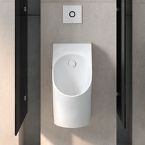 Wall-mounted urinal / ceramic