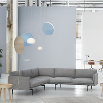 Corner sofa / Scandinavian design / fabric...