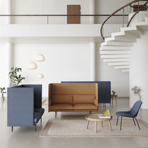Contemporary sofa / fabric / 2-person /...