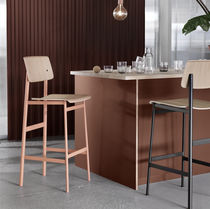 Scandinavian design bar stool / wooden /...