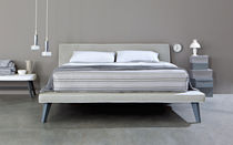 Double bed / contemporary / upholstered...