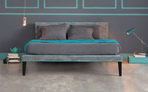 Double bed / contemporary / upholstered...