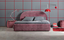 Double bed / traditional / upholstered /...