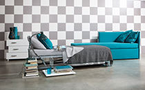 Modular sofa / bed / contemporary / fabric