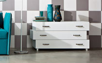 Contemporary chest of drawers / wooden /...