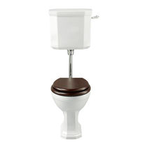 Free-standing toilet / porcelain / with...