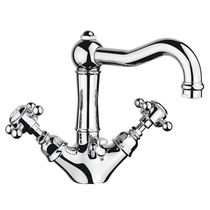 Double-handle washbasin mixer tap / free-standing...
