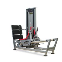 Leg press weight training machine